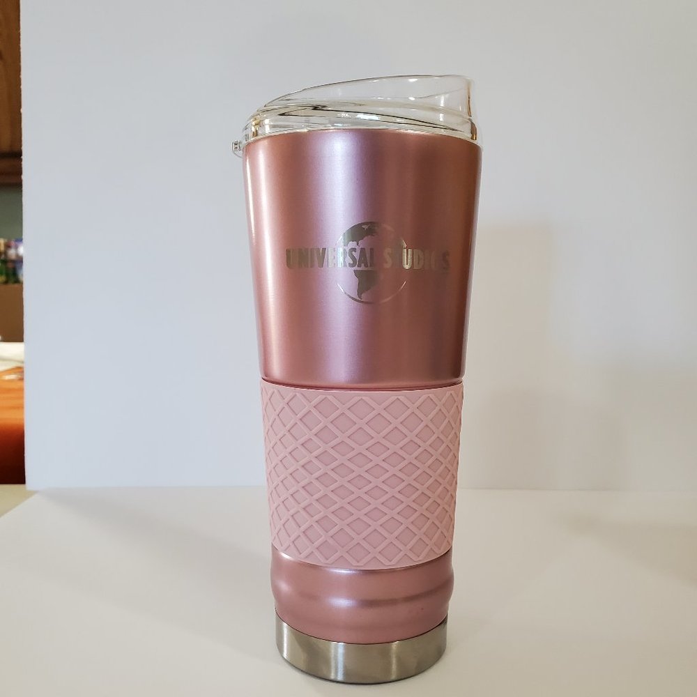 Universal Studios Globe Pink Travel‎ Tumbler 24OZ